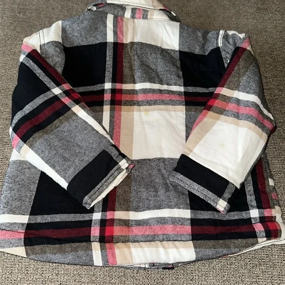 There Abouts Snap Front Plaid Jacket Size 4T - Picture 4 of 6